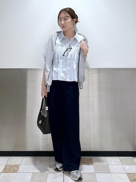 「VIS（ビス）のアイテム（トップス）」を使った、KANAさん（レディース・162cm）の秋コーディネート