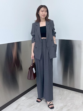 「VIS（ビス）のアイテム（ジャケット/アウター）」を使った、KANAさん（レディース・162cm）の夏コーディネート