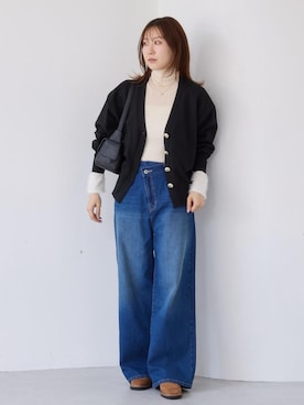 「VIS（ビス）のアイテム」を使った、KANAさん（レディース・162cm）の秋コーディネート