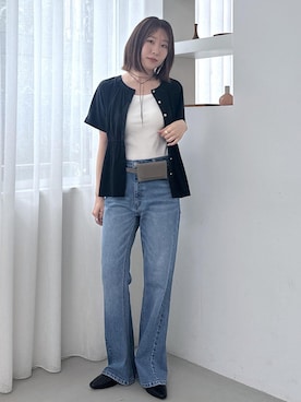 「VIS（ビス）のアイテム（キャミソール）」を使った、KANAさん（レディース・162cm）の夏コーディネート