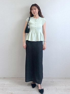 「アイテム（パンプス）」を使った、KANAさん（レディース・162cm・20代）の夏コーディネート