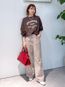 「アイテム（スウェット）」を使った、KANAさん（レディース・162cm・20代）の夏コーディネート
