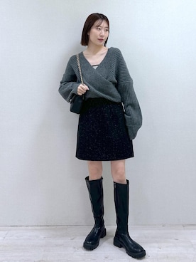 KANAさん（レディース・162cm）の冬コーディネート