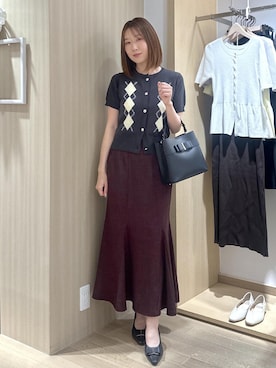 「VIS（ビス）のアイテム（バッグ）」を使った、KANAさん（レディース・162cm）の夏コーディネート