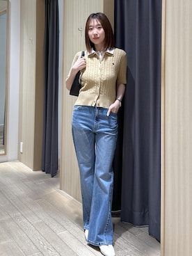 「POLO BCS（ポロ ビーシーエス）のアイテム」を使った、KANAさん（レディース・162cm）の夏コーディネート
