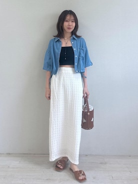 KANAさん（レディース・162cm）の夏コーディネート