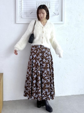 「ブルべ夏」｜KANAさん（レディース・162cm）の秋コーディネート