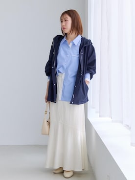 「VIS（ビス）のアイテム（バッグ）」を使った、KANAさん（レディース・162cm）の春コーディネート