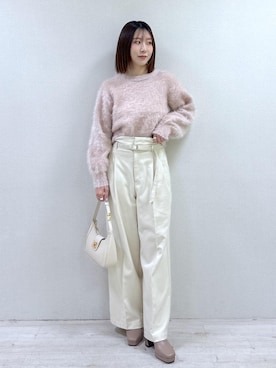 「ニット/セーター」｜KANAさん（レディース・162cm）の冬コーディネート