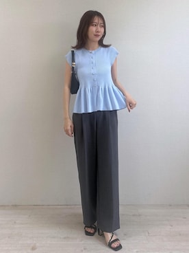 「アイテム（シューズ）」を使った、KANAさん（レディース・162cm・20代）の夏コーディネート