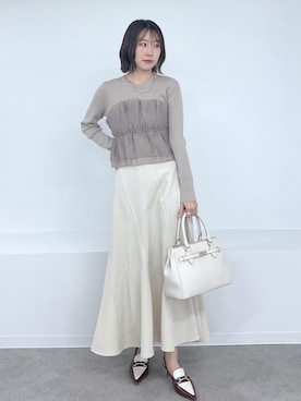 「アイテム（ニット/セーター）」を使った、KANAさん（レディース・162cm・20代）の冬コーディネート