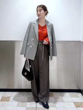 「VIS（ビス）のアイテム（トップス）」を使った、KANAさん（レディース・162cm）の秋コーディネート
