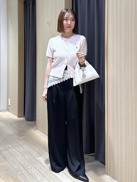 「VIS（ビス）のアイテム（パンツ）」を使った、KANAさん（レディース・162cm）の夏コーディネート