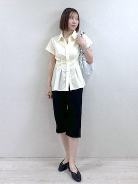 「VIS（ビス）のアイテム（トップス）」を使った、KANAさん（レディース・162cm）の春コーディネート