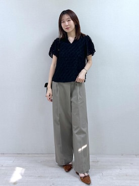 「アイテム（パンプス）」を使った、KANAさん（レディース・162cm・20代）の夏コーディネート