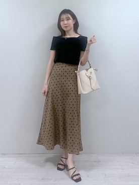 「アイテム（ハンドバッグ）」を使った、KANAさん（レディース・162cm・20代）の夏コーディネート
