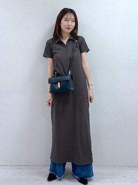 「アイテム（ワンピース）」を使った、KANAさん（レディース・162cm・20代）の夏コーディネート