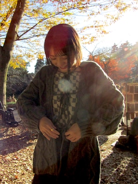 「大人ガーリー」｜「アイテム（キャミソール）」を使った、miさん（レディース・158cm）の冬コーディネート