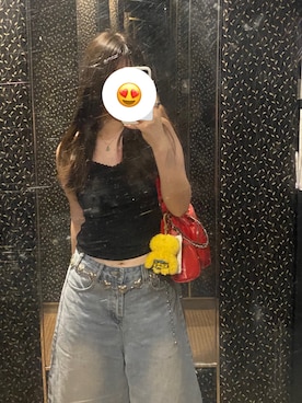 「GU（ジーユー）のアイテム」を使った、hannnn133さん（レディース・162cm）の夏コーディネート