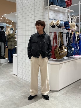 「CIAOPANIC TYPY（チャオパニックティピー）のアイテム（ジャケット/アウター）」を使った、はるきさん（メンズ・175cm）の秋コーディネート