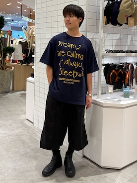 「etsinta（エシンタ）のアイテム」を使った、はるさん（メンズ・175cm）の夏コーディネート