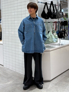 「etsinta（エシンタ）のアイテム」を使った、はるきさん（メンズ・175cm）の春コーディネート