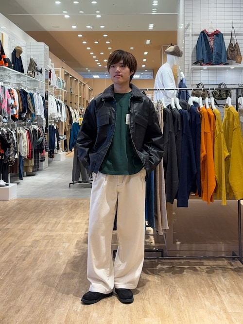 セール】【ユニセックス】3WAY襟ボア取り外し可能/合皮/レザージップ