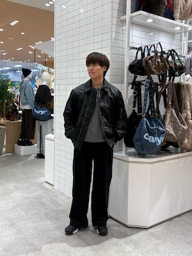 「メンズファッション」｜はるきさん（メンズ・175cm）の冬コーディネート