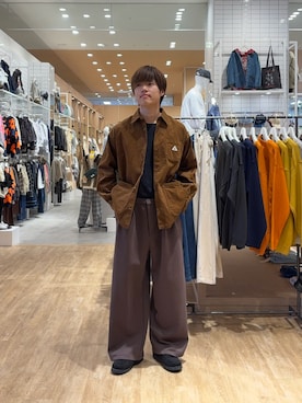 「アイテム（その他アウター）」を使った、はるきさん（メンズ・175cm・20代）の秋コーディネート