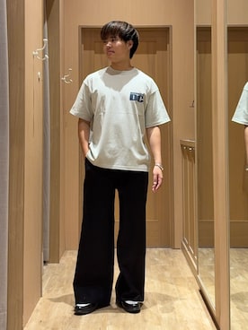 「GEVACO（ゲバコ）のアイテム」を使った、はるさん（メンズ・175cm）の夏コーディネート
