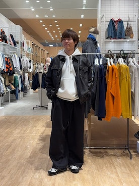 「CIAOPANIC TYPY（チャオパニックティピー）のアイテム（ジャケット/アウター）」を使った、はるきさん（メンズ・175cm）の冬コーディネート