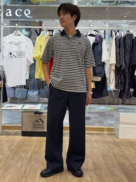 「GEVACO（ゲバコ）のアイテム」を使った、はるさん（メンズ・175cm）の夏コーディネート