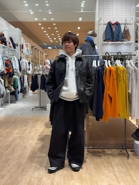 「CIAOPANIC TYPY（チャオパニックティピー）のアイテム（ジャケット/アウター）」を使った、はるきさん（メンズ・175cm）の冬コーディネート