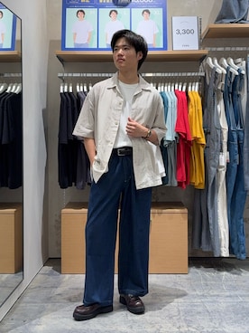 「CIAOPANIC TYPY（チャオパニックティピー）のアイテム（パンツ）」を使った、はるきさん（メンズ・175cm）の夏コーディネート
