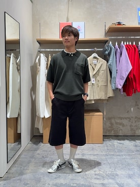 「アイテム（ポロシャツ）」を使った、はるきさん（メンズ・175cm・20代）の秋コーディネート