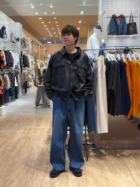 「CIAOPANIC TYPY（チャオパニックティピー）のアイテム（ジャケット/アウター）」を使った、はるきさん（メンズ・175cm）の秋コーディネート