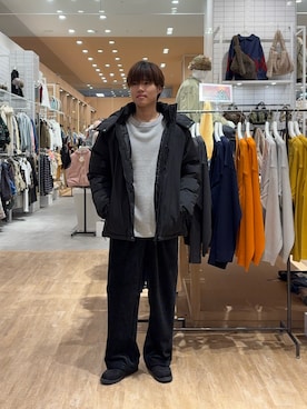 「CIAOPANIC TYPY（チャオパニックティピー）のアイテム（スラックス）」を使った、はるきさん（メンズ・175cm）の冬コーディネート