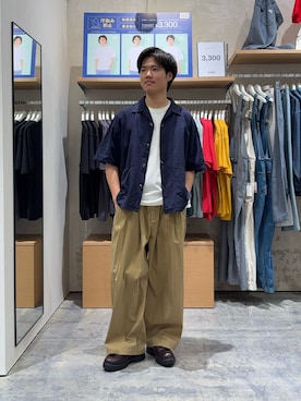 「アイテム（パンツ）」を使った、はるきさん（メンズ・175cm・20代）の夏コーディネート