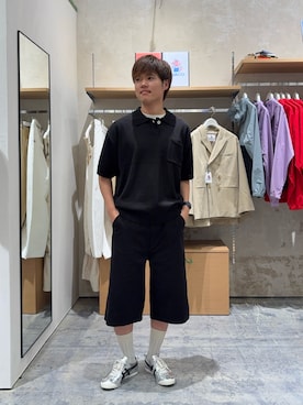 「アイテム（ポロシャツ）」を使った、はるきさん（メンズ・175cm・20代）の秋コーディネート