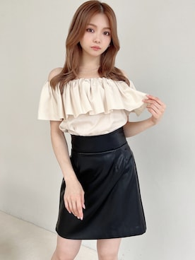 「アイテム（ブーティ）」を使った、miyuさん（レディース・152cm）の夏コーディネート