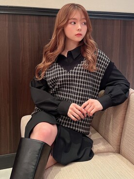 miyuさん（レディース・152cm）の冬コーディネート