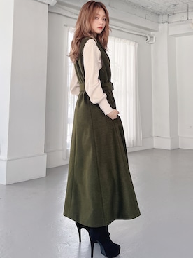 「RESEXXY（リゼクシー）のフェイクスエードショートブーツ（ブーツ）」を使った、miyuさん（レディース・152cm）の秋コーディネート