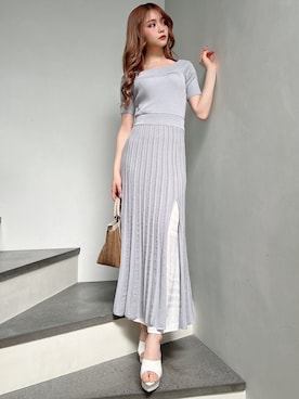 「RESEXXY（リゼクシー）のミックスマテリアルバッグ（ハンドバッグ）」を使った、miyuさん（レディース・152cm）の春コーディネート