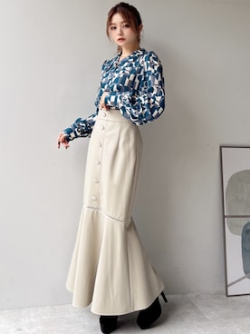 「RESEXXY（リゼクシー）のフェイクスエードショートブーツ（ブーツ）」を使った、miyuさん（レディース・152cm）の秋コーディネート