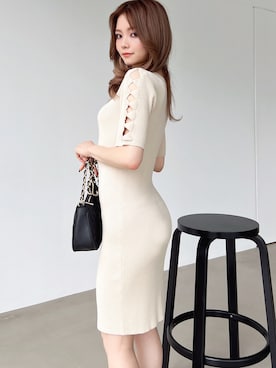 「RESEXXY（リゼクシー）のキルティングチェーンバッグ（ショルダーバッグ）」を使った、miyuさん（レディース・152cm）の夏コーディネート