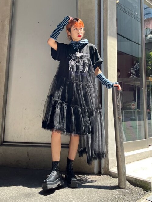 Jouetie橋詰沙帆莉さんのワンピースを使ったコーディネート Zozotown