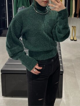 矢作南菜実さん（レディース・165cm）の秋コーディネート