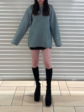 矢作南菜実さん（レディース・165cm）の冬コーディネート