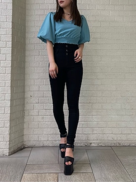 矢作南菜実さん（レディース・165cm）の夏コーディネート