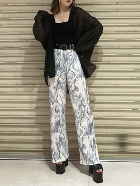 矢作南菜実さん（レディース・165cm）の夏コーディネート